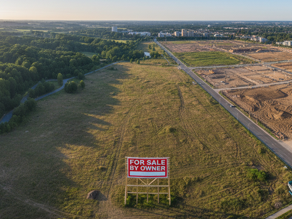 how to sell land for development